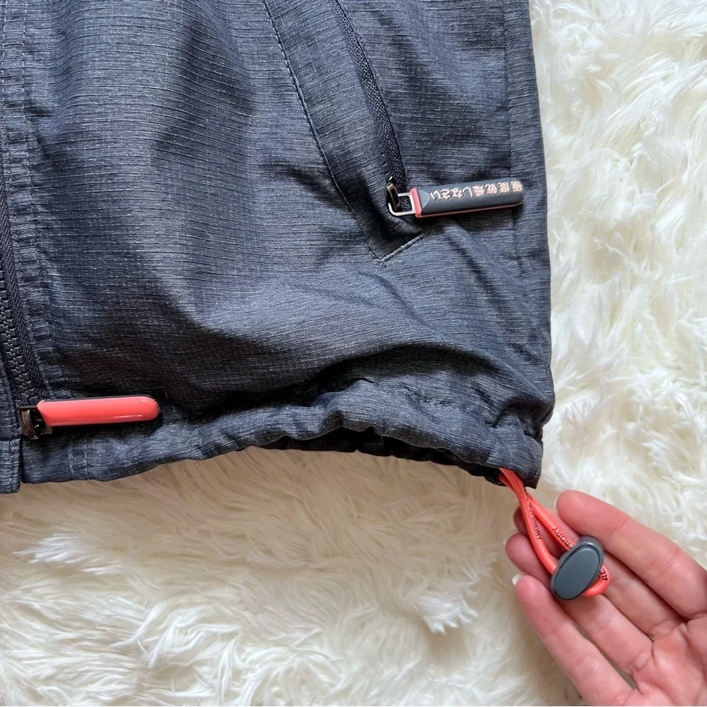 Superdry Japan Grey Winter Fleece Lined Hooded Jacket - Picture 10 of 11